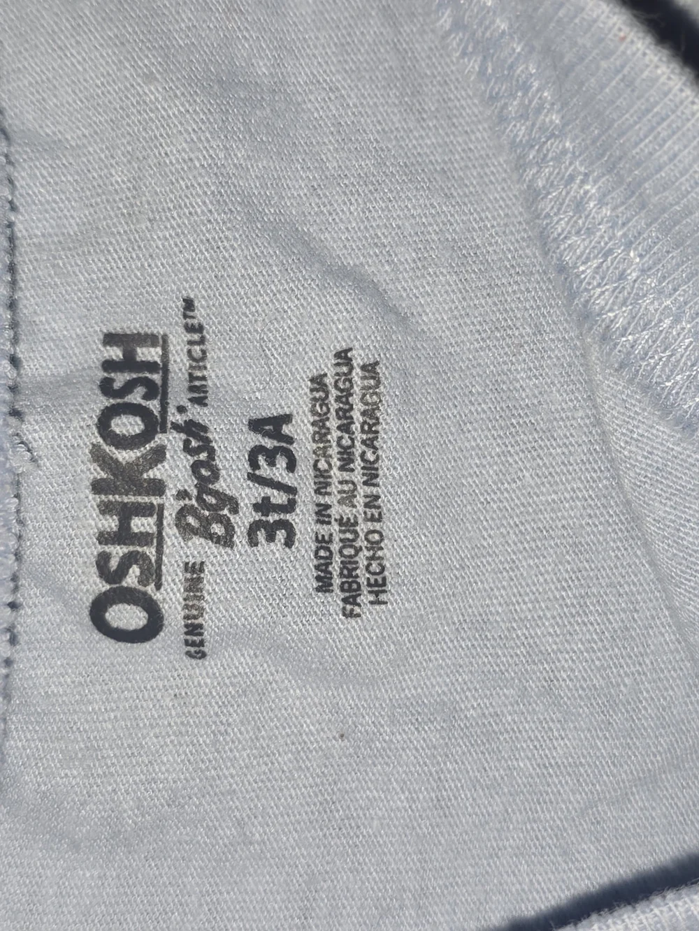 OshKosh B'gosh Light Blue Unicorn Long Sleeve Top